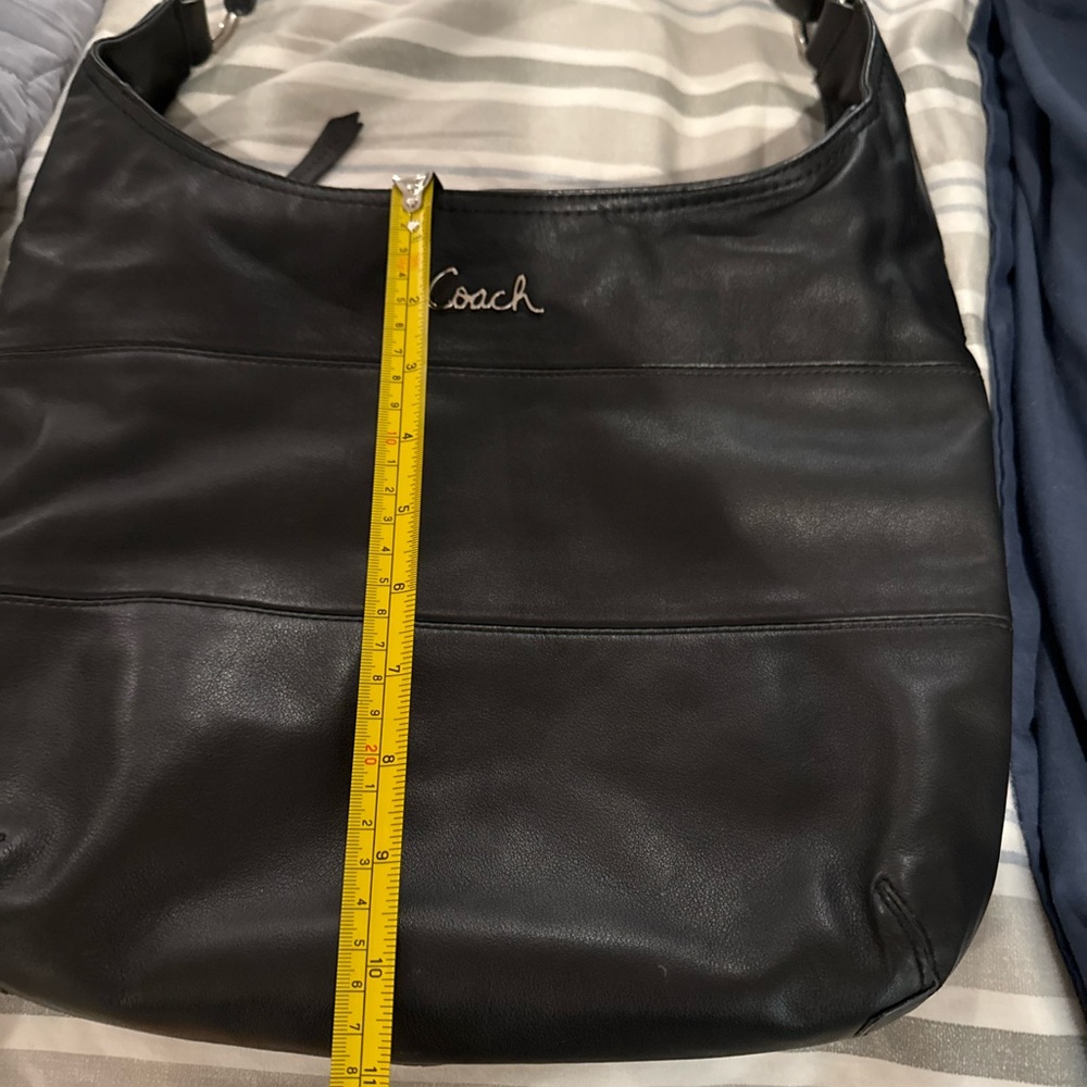 Coach Black Leather Hobo Bag - Picture 7 of 13